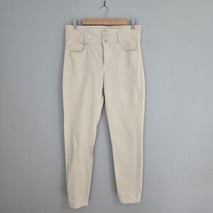 Ann Taylor Women's High Rise Cream Jeans